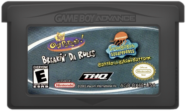 Fairly Odd Parents Breakin' Da Rules & SpongeBob Battle For Bikini Bottom GBA
