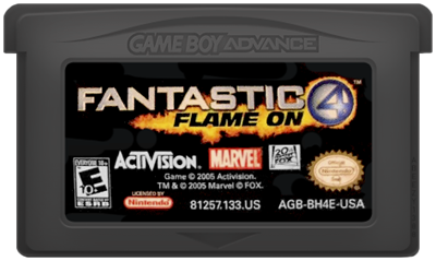 Fantastic 4 Flame On GBA