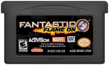 Fantastic 4 Flame On GBA