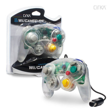 Clear Wired GameCube Controller - Cirka - Brand New