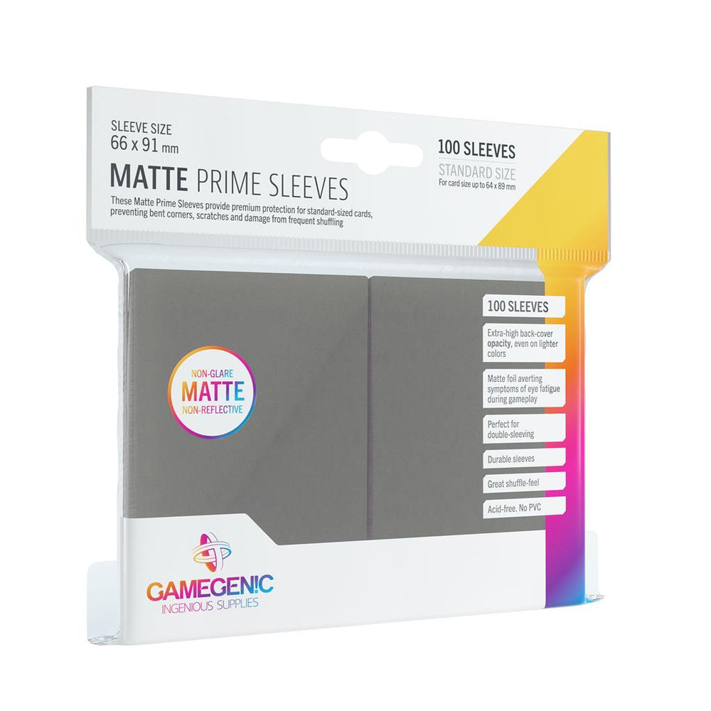 100 Count Matte Prime Sleeves - Gamegenic