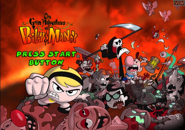 Cenourinha Flamejante: The Grim Adventures of Billy & Mandy (PlayStation 2)