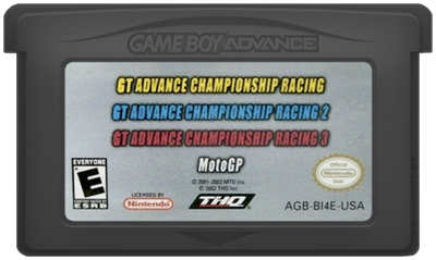 GT Advance Championship Racing 1, 2, 3, MotoGP GBA