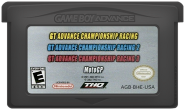 GT Advance Championship Racing 1, 2, 3, MotoGP GBA