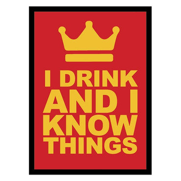 I Drink And I Know Things Legion Art Matte 50 Count Sleeves
