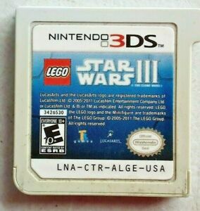 Lego Star Wars III (3) The Clone Wars 3DS Cartridge Only