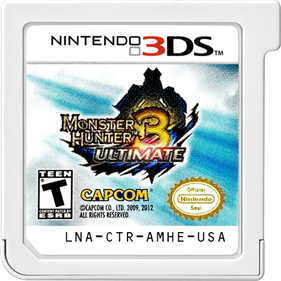 Monster Hunter 3 Ultimate 3DS Cartridge Only