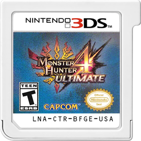 Monster Hunter 4 Ultimate 3DS Cartridge Only Monster Hunter 4 Ultimate 3DS Cartridge Only