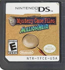 Mystery Case Files MillionHeir DS Cartridge Only