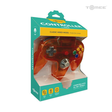 Orange N64 Wired Controller - Tomee