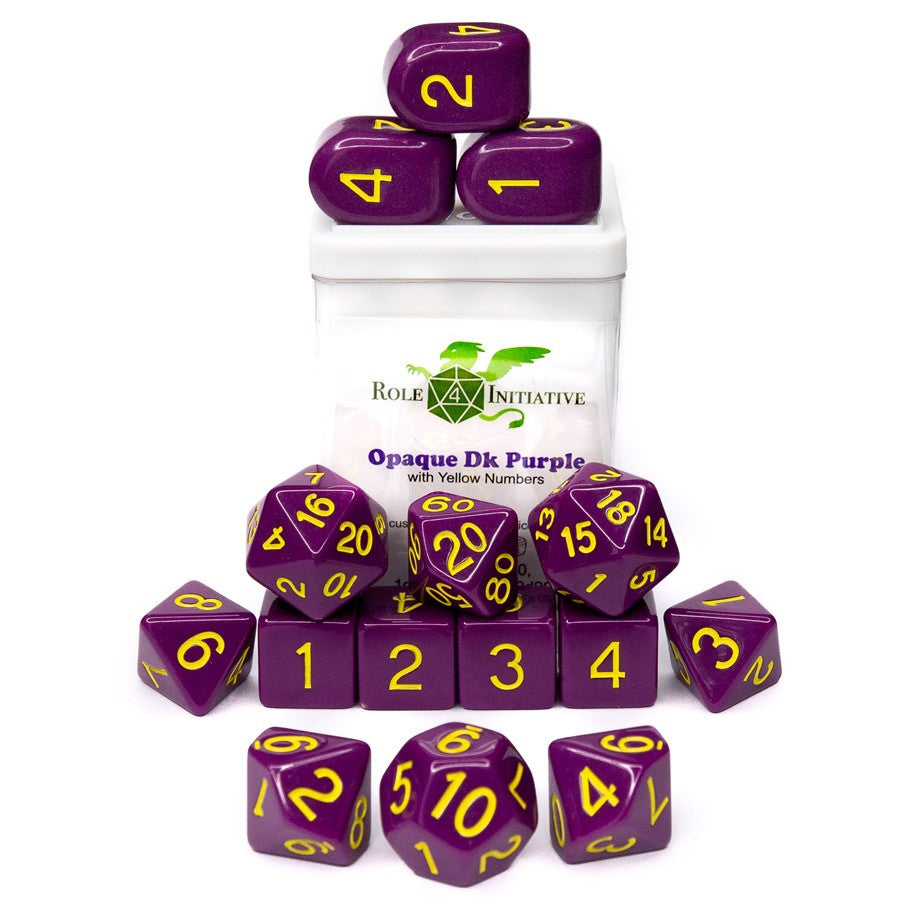 Dice Set - Set of 15 - Role 4 Initiative