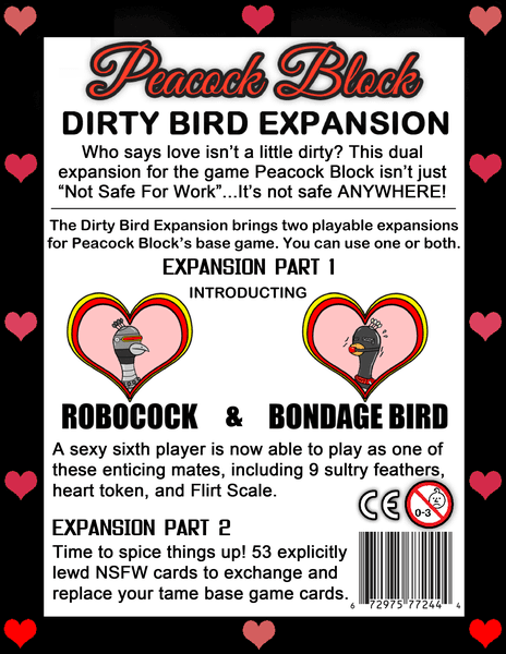 Dirty Bird Peacock Block Expansion Pack (NSFW Edition)