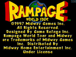 Rampage: World Tour - PS1