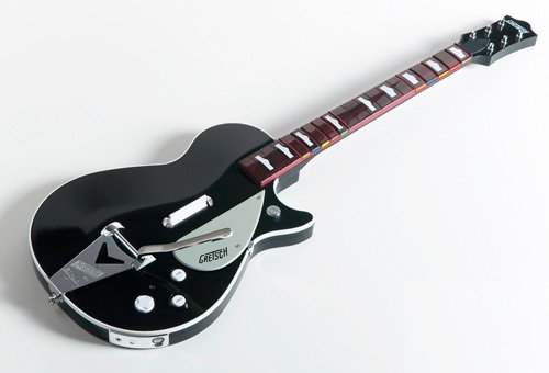 Guitar Controller - The Beatles Rock Band Gretsch Duo-Jet - Wii Original