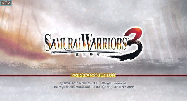 Samurai Warriors 3 - Wii Original