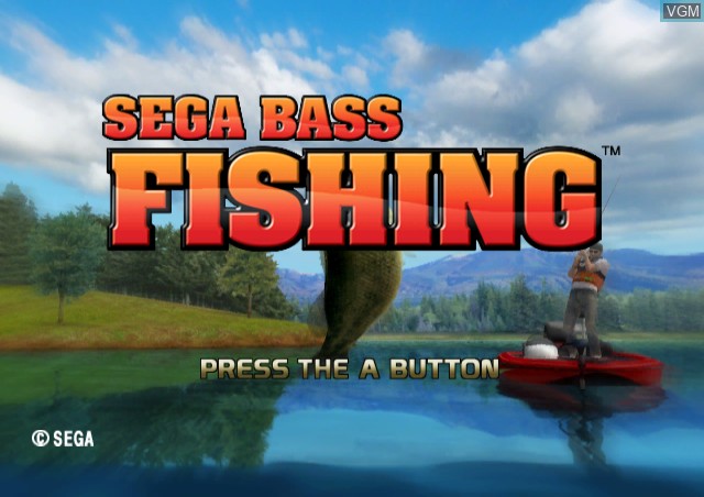 Sega Bass Fishing - Wii Original