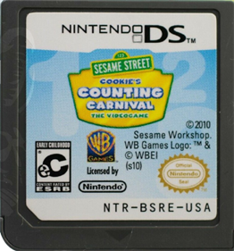 Sesame Street: Cookie's Counting Carnival DS Cartridge Only