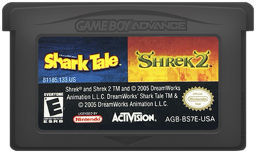 2 in 1 Game Pack: Shrek 2 & Shark Tale GBA