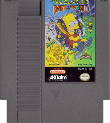 The Simpsons: Bart vs. The World - NES