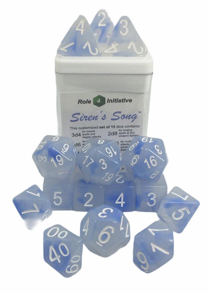 Dice Set - Set of 15 - Role 4 Initiative