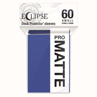 Small Eclipse Pro Matte Sleeves - 60 Count - Pacific Blue