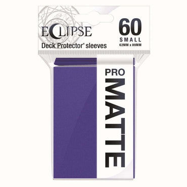 Small Eclipse Pro Matte Sleeves - 60 Count - Royal Purple