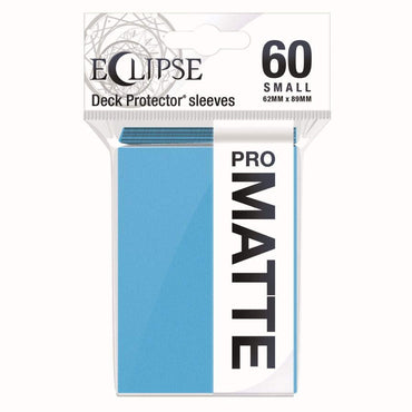Small Eclipse Pro Matte Sleeves - 60 Count - Sky Blue