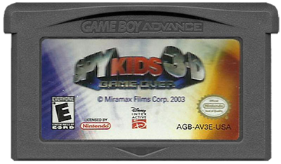 Spy Kids 3D Game Over GBA