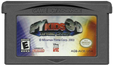 Spy Kids 3D Game Over GBA