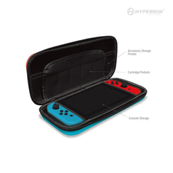 Nintendo Switch & Switch OLED Hard Shell Travel Carry Case - Red/Blue