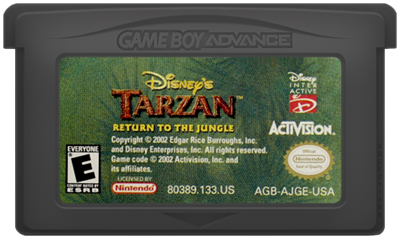 Tarzan Return to  The Jungle GBA