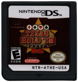 Texas Hold 'Em Poker DS Cartridge Only