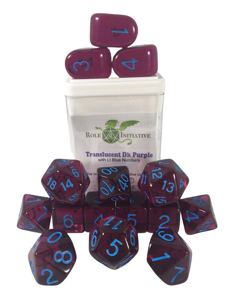 Dice Set - Set of 15 - Role 4 Initiative