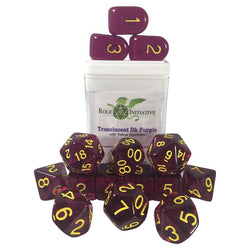 Dice Set - Set of 15 - Role 4 Initiative