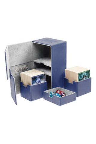 Blue - Twin Flip 'n' Tray 200+ XenoSkin Deck Box
