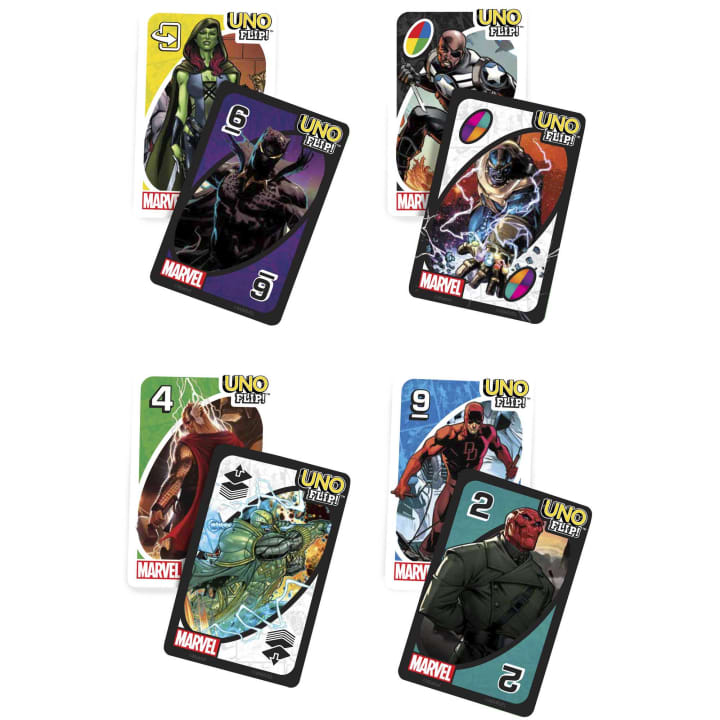 Uno Flip! Marvel Super Heroes or Villains