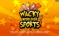 Wacky World of Sports - Wii Original