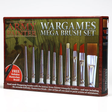 Wargames Hobby Starter Mega Brush Set - The Army Painter