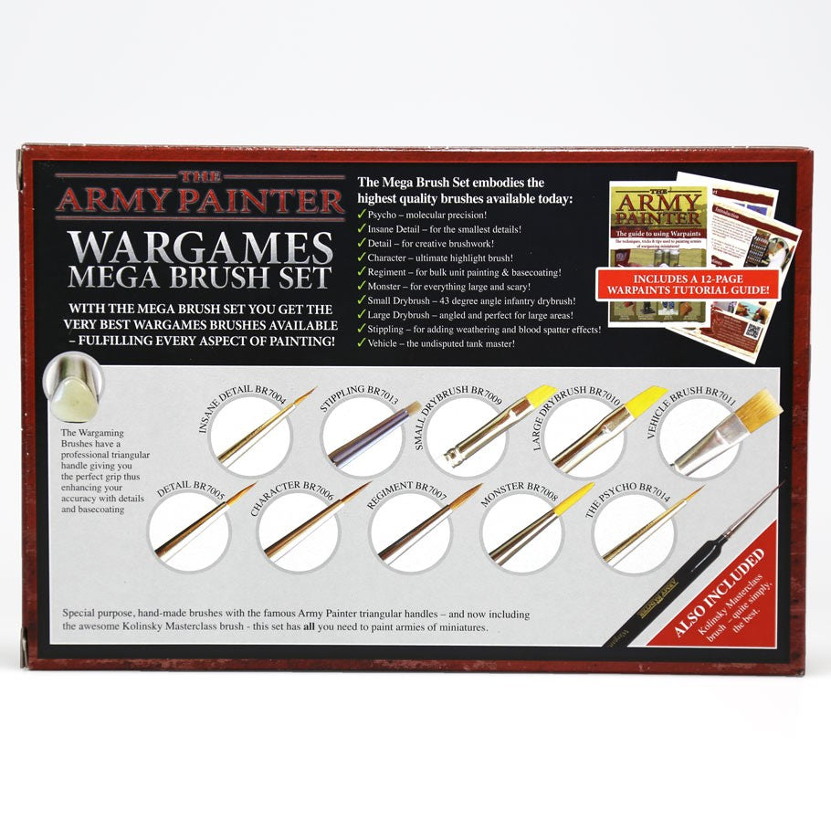 Wargames Hobby Starter Mega Brush Set - The Army Painter