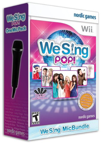 We Sing Pop One Microphone Pack - Wii Original Brand New