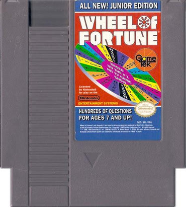Wheel of Fortune Junior Edition NES