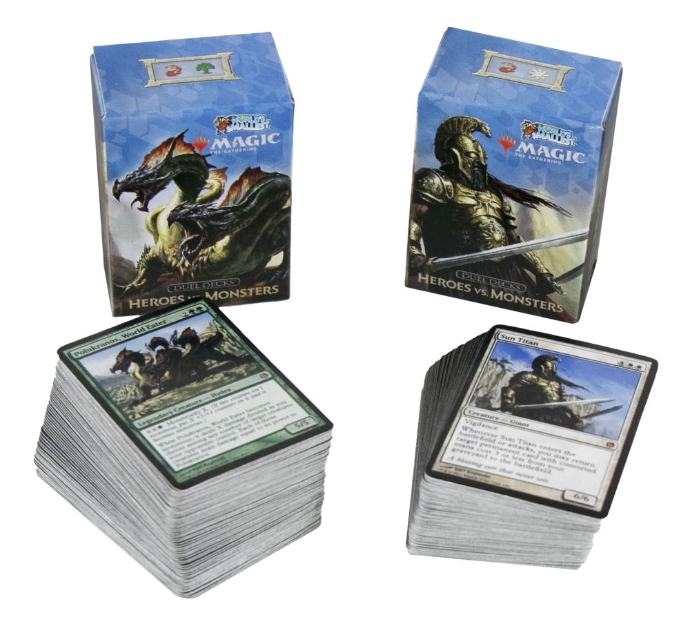 World's Smallest Magic The Gathering Duel Deck - Heroes vs. Monsters