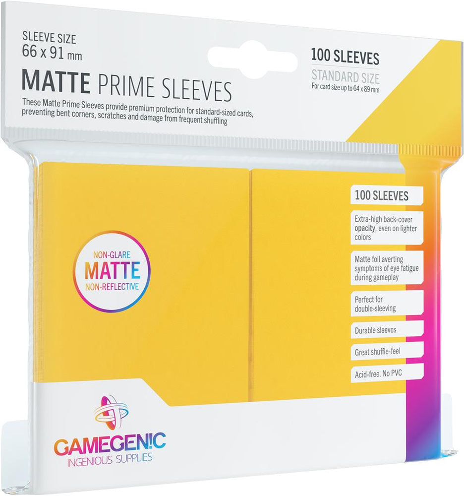 100 Count Matte Prime Sleeves - Gamegenic